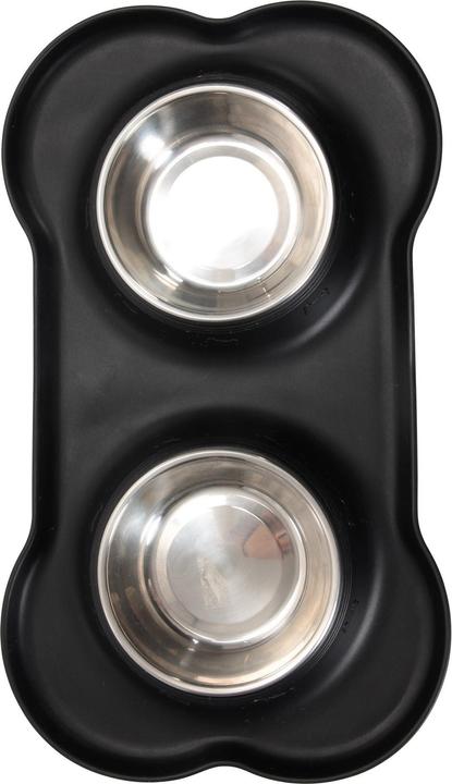 Actual product image Jackson Pet Co Double Dog Bowl & Mat (2 l)