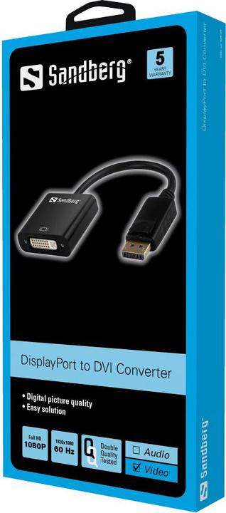 Actual product image Sandberg DisplayPort closed (DVI, 20 cm)
