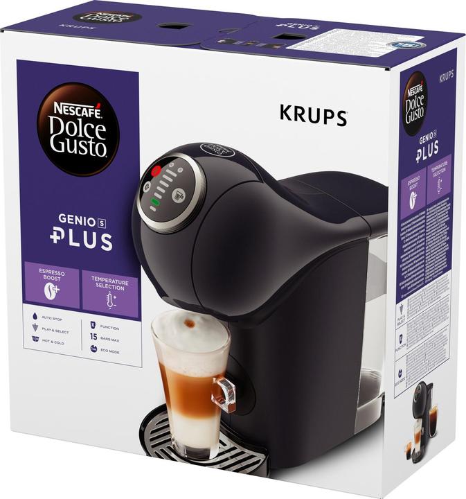 Productafbeelding Krups KP340B10 NDG Genio S Plus kosmisch grijs (NESCAFÉ Dolce Gusto, EU-stekker)