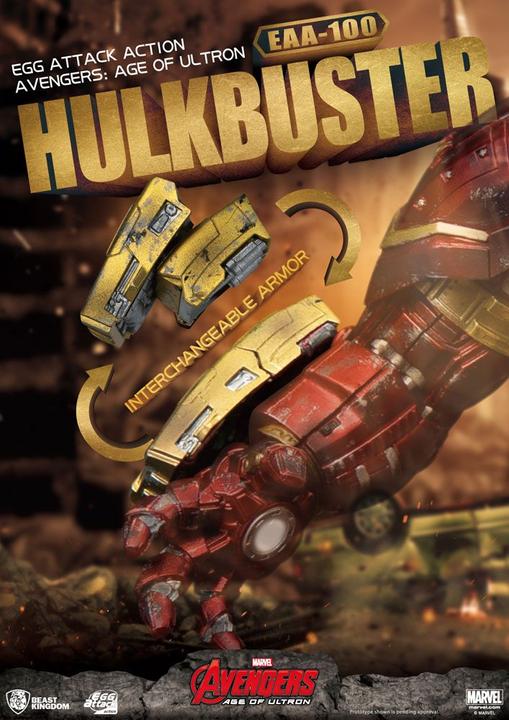 Actual product image Beast Kingdom Avengers - Age of Ultron "Hulkbuster" Egg Attack Figure