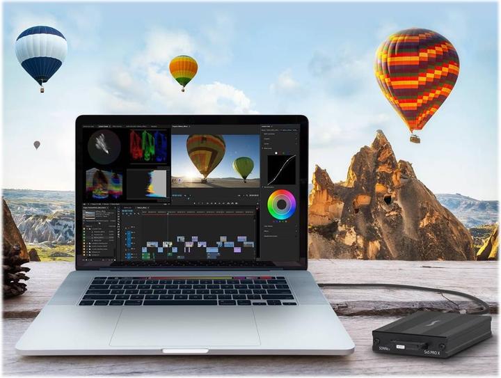 Produktbild Sonnet SxS Pro X - Kartenleser (SxS Memory Card, SxS Pro, SxS Pro+, SxS-1, SxS Pro X) (Thunderbolt 3)