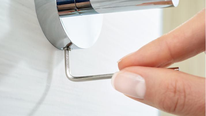 Actual product image tesa SMOOZ Towel rail incl. adhesive solution without drilling