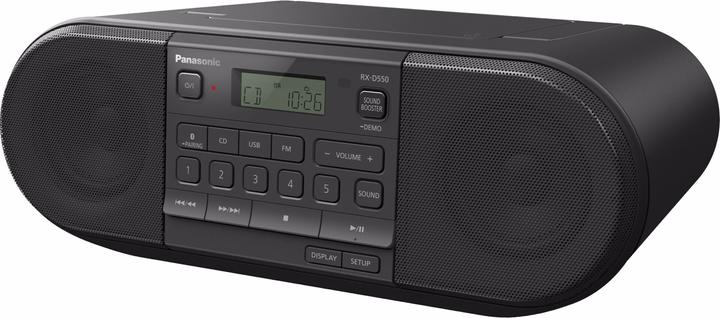 Actual product image Panasonic RX-D550E-K (FM, VHF, Bluetooth)