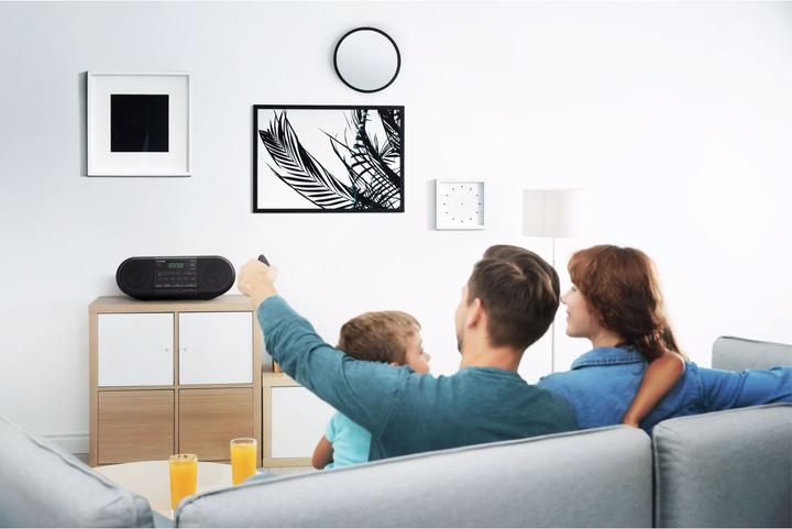 Actual product image Panasonic RX-D550E-K (FM, VHF, Bluetooth)