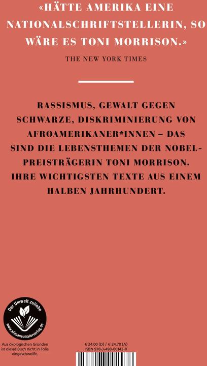 Produktbild Selbstachtung (Deutsch, Thomas Piltz, Christiane Buchner, Nikolaus Stingl, Christine Richter-Nilsson, Dirk van Gunsteren, Toni Morrison, 2020)