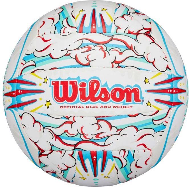 Xtrem Toys & Sports Volleyball - Graffiti Peace - Grösse 5 - weiss/bunt (5)