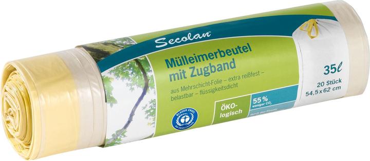 Actual product image Secolan Bin liner (20 x, 35 l)