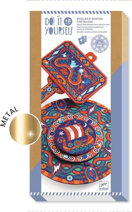 Djeco DIY - Viking shield and hammer