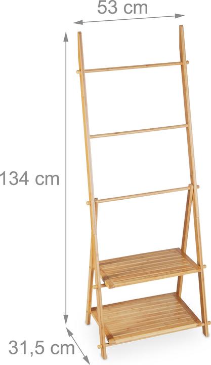 Actual product image Relaxdays Towel ladder