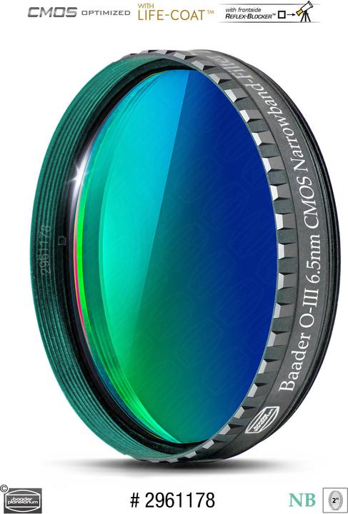 Productafbeelding Baader Planetarium Smalband OIII (6,5nm) 2