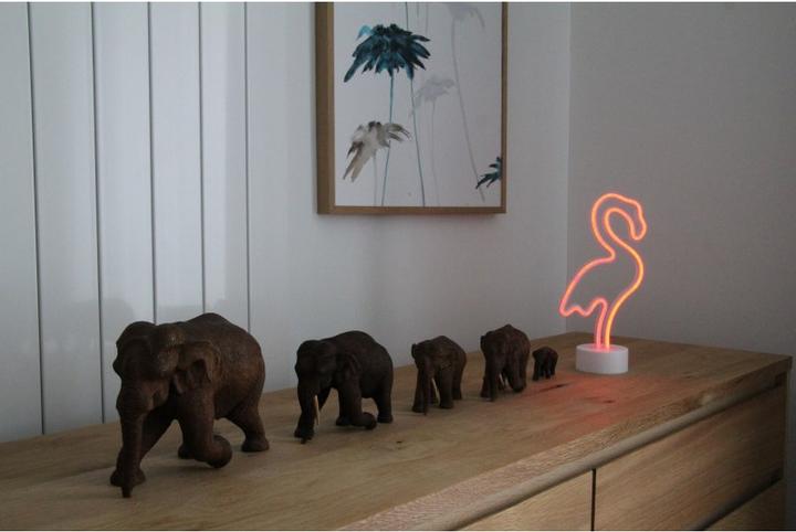 Actual product image Happy Lamp Neon Lamp Flamingo