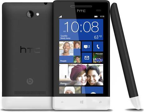Image du produit HTC Windows Phone 8S (4 Go, 4", 5 Mpx, 3G)
