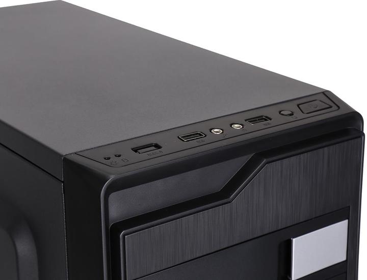 Actual product image Itek Boitier Moyen Tour ATX compatible Winco + alimentation 500W (Noir) (mATX, ATX)