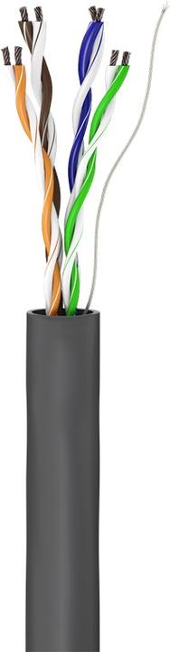 Produktbild Goobay CAT 5e Netzwerkkabel, U/UTP, Grau, 100 m (U/UTP, CAT5e, 100 m)