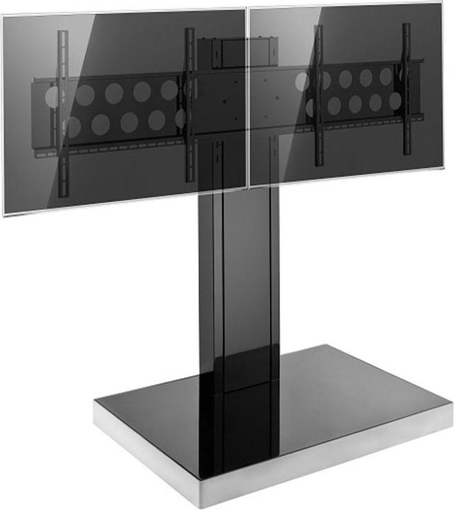 Produktbild Hagor Info-Tower Dual Standsaeule fuer 2 x Displays von 102-140 cm inklusive TV Aufnahme PLW 1650 2 x V... (55", 120 kg)