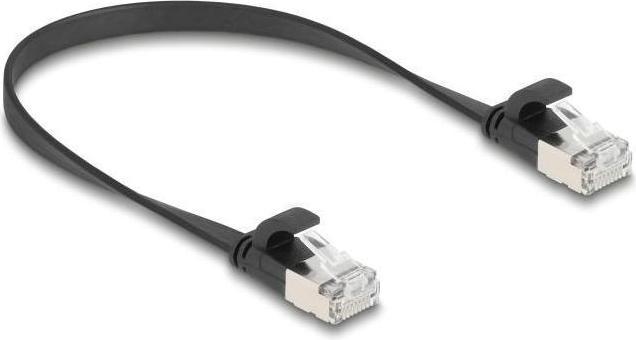 Produktbild Delock RJ45 Flachband Patchkabel Stecker zu Stecker Cat.6A 1 (U/FTP, CAT6a, 1 m)