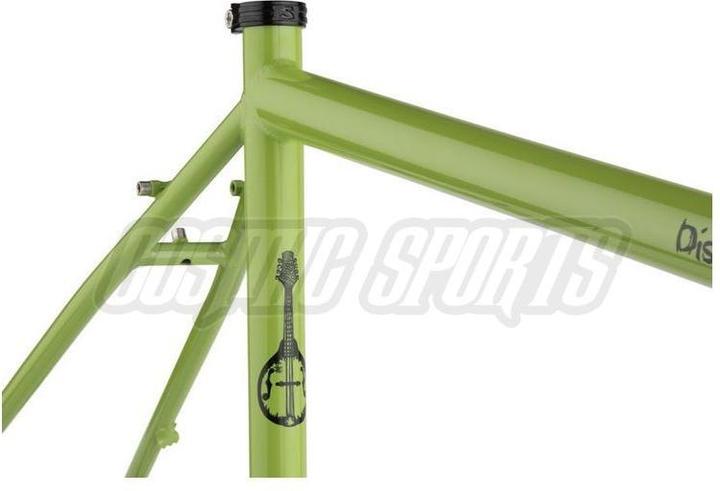 Actual product image Surly Disc Trucker touring bike frame kit, 26", 42cm, pea lime soup