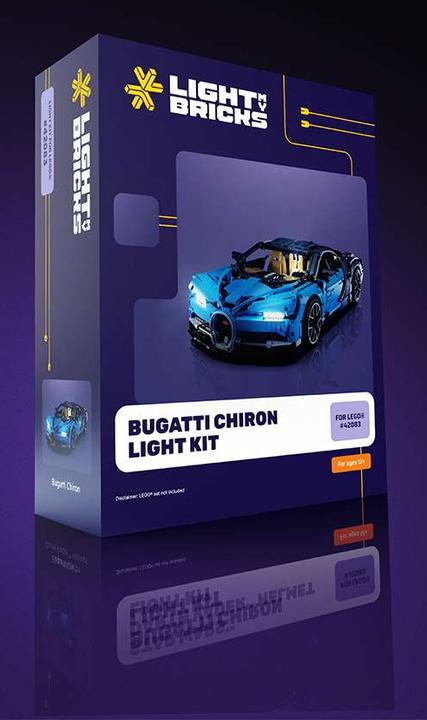 Produktbild Light my bricks LMB 2.0 LED Licht Set für LEGO 42083 Bugatti Chiron
