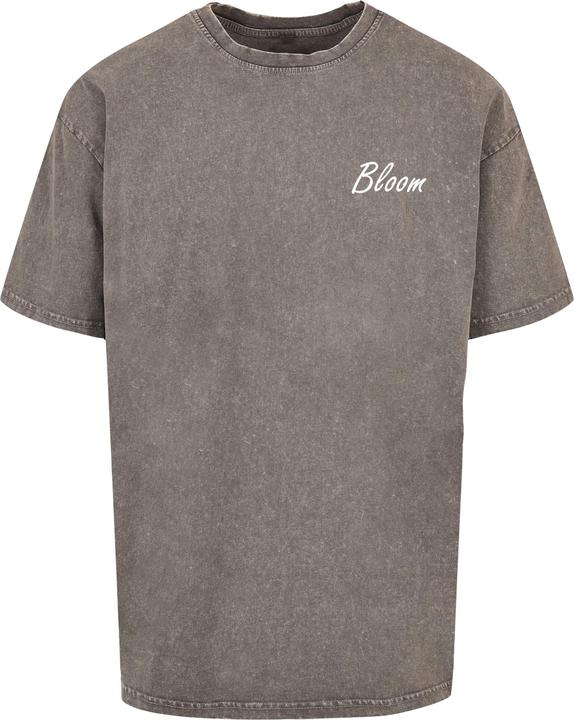 Merchcode Flowers Bloom Acid Washed Heavy Oversized Tee - 117597 (4XL)