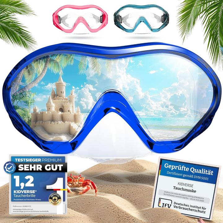 Kidverse Panorama Taucherbrille für Kinder