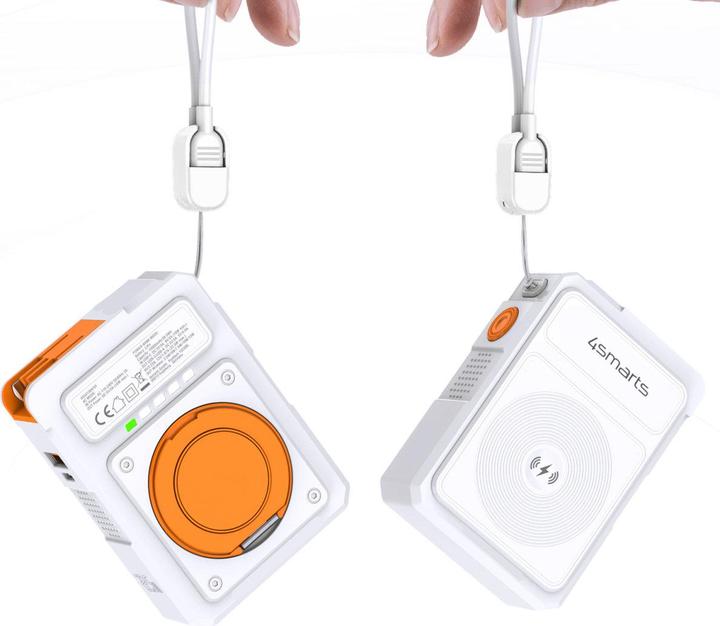 Productafbeelding 4smarts Powerbank 6in1 Hybrid Charger Lucid 10000 mAh (10000 mAh, 22.50 W, 38.50 Wh)