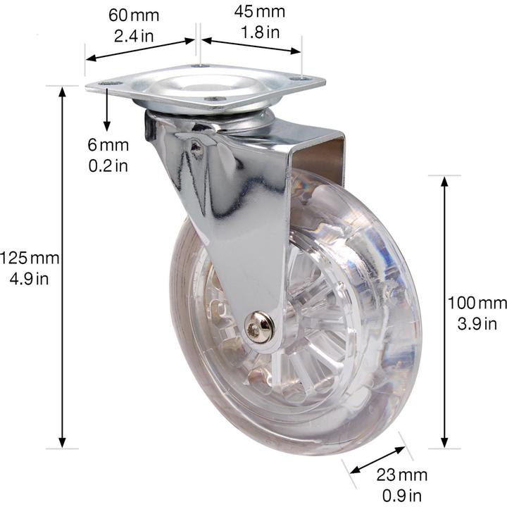Image du produit Wagner System roulettes pivotantes