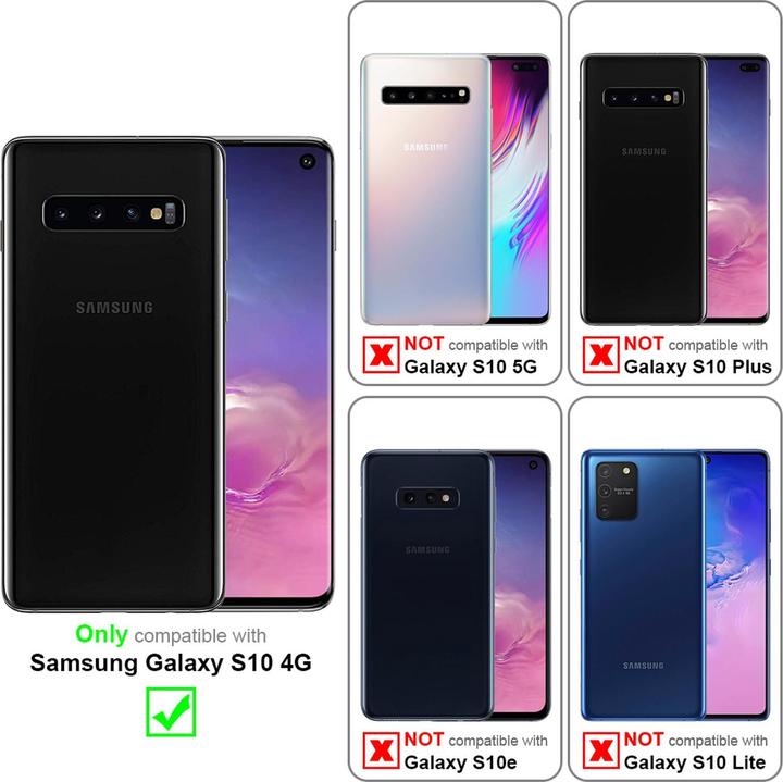 Actual product image Cadorabo TPU Matt Metallic Cover (Samsung Galaxy S10)