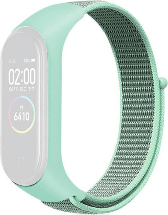 Immagine prodotto Cover-Discount Xiaomi Mi Band - Bracciale in nylon con chiusura a velcro turchese (Nylon)