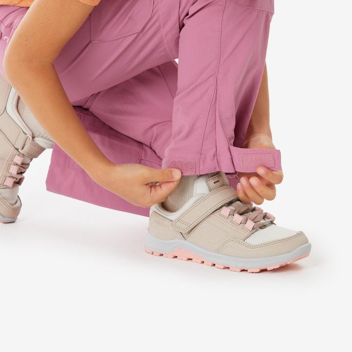 Produktbild Quechua Zip-Off-Hose MH500 Kinder Gr. 92–116 Bergwandern rosa (98, 104)
