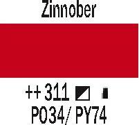Produktbild Amsterdam Acrylfarbe Standard Series 311 (Zinnober, 120 ml)