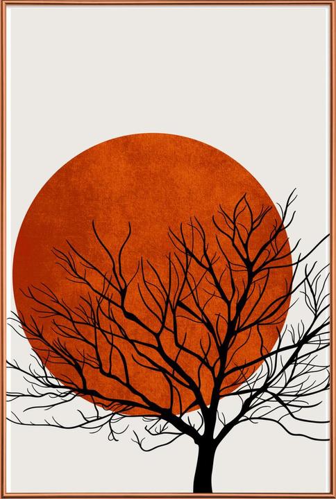 Actual product image Juniqe Winter Sunset (13 x 18 cm)