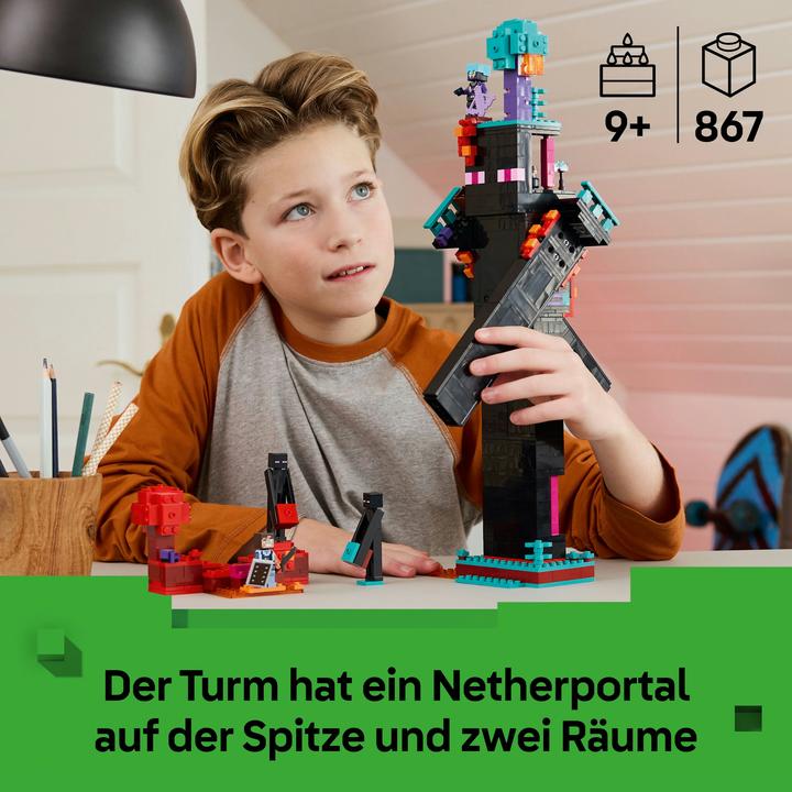 Produktbild LEGO Der Enderman-Turm (21279, LEGO Minecraft)