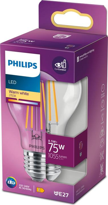 Actual product image Philips Lamp (E27, 8.50 W, 1055 lm, 1 x, E)