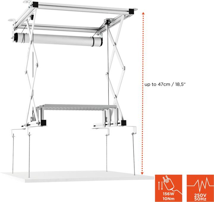 Produktbild Celexon Expert PL300 - Elektrolift für Projektor (Decke)