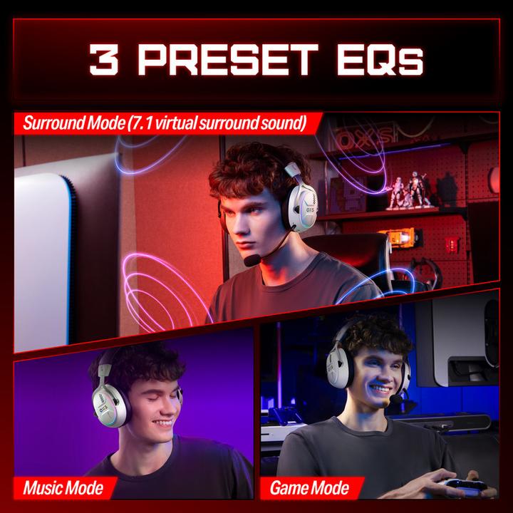 Productafbeelding OXS Storm G2 Wireless Gaming Headset 7.1 Virtual Surround Sound