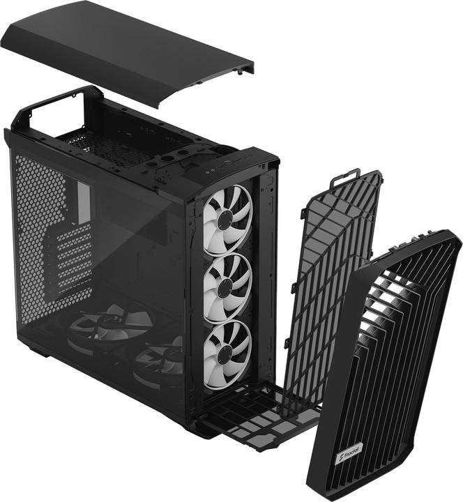 Actual product image Fractal Torrent RGB Black TG Light (SSI CEB, ATX, E-ATX, mATX, ITX, SSI EEB)