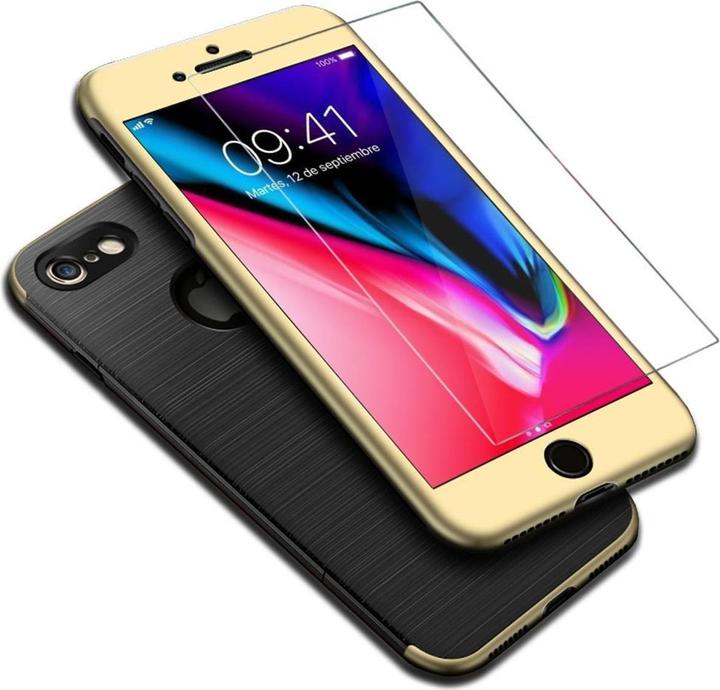 Produktbild König Design Apple iPhone 5 / 5s / SE Hülle Case Handy Cover Schutz Tasche Schutzhülle Gold (Apple iPhone 5)