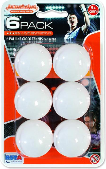 Rs Toys Blister 6 Ping Pong Balls (6 Stk.)