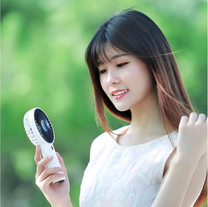 Actual product image Linuo Hand Fan GO-F02FG Green