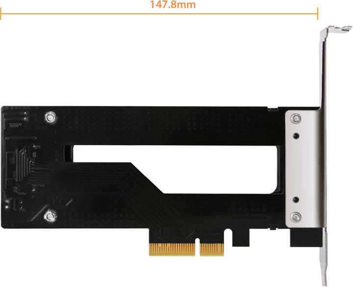 Actual product image Icy Dock ToughArmor M.2 NVMe SSD to PCIe 3rd removable frame