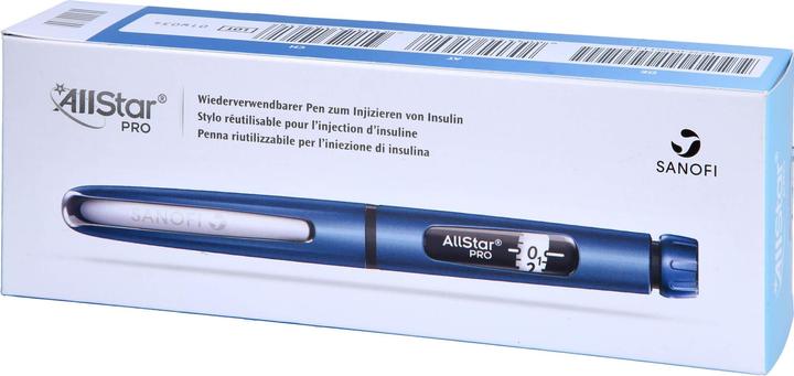 Produktbild Sanofi-Aventis Deutschland GmbH AllStar Pro blau Injektionsgerät, 1 St