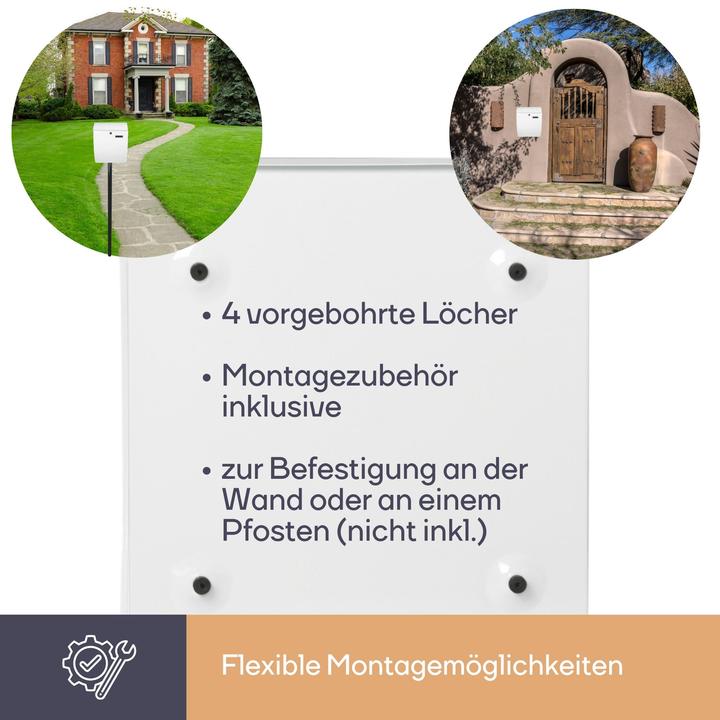 Actual product image Velleman Briefkasten - Nice - Weiss