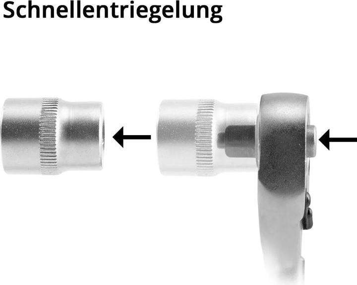 Image du produit Stahlwerk Jeu de clés dynamométriques 32 pièces 1/4" 5-25Nm cliquet réversible (1/4", 5 Nm, 25 Nm)