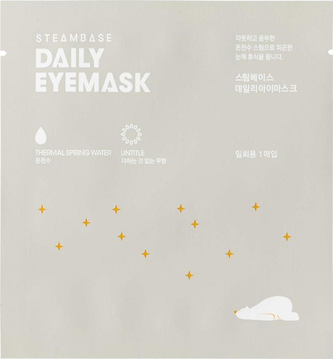 Nutritional values and ingredients Steambase Daily eyemask untitle