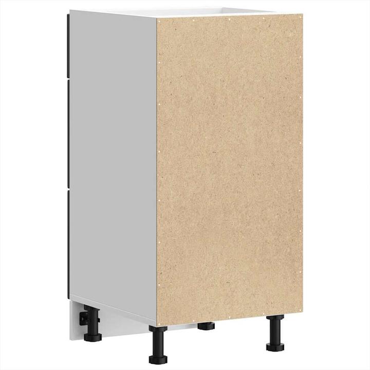 Actual product image VidaXL Unterschrank Schwarz 40x46x81,5 cm Holzwerkstoff Küchenschrank (40 x 46 x 81.5 cm)