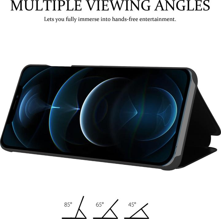 Actual product image Cadorabo Book Smart View Mirror Cover (Apple iPhone 12 Pro Max)