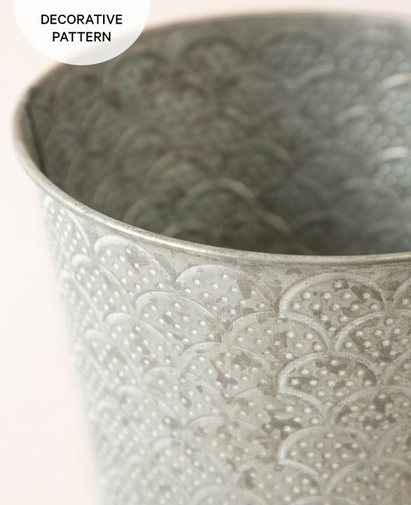 Immagine prodotto Esmée Vaso da fiori / fioriera Orient, lamiera (16 cm)