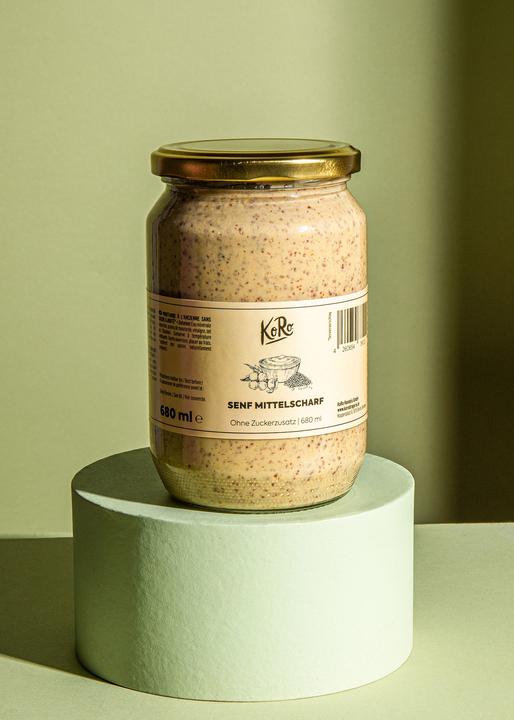 Produktbild KoRo Grobkörniger Mittelscharfer Senf (680 g)