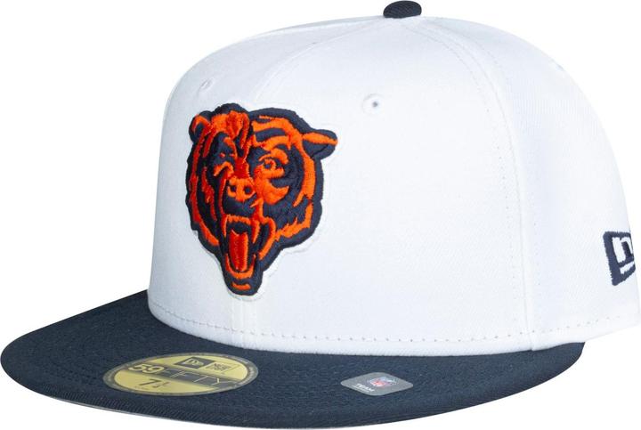 Produktbild New Era 59Fifty Fitted Cap - Chicago Bears Head weiss - 7 3/4 (7 3/4)