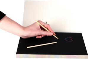 Actual product image Scratching book